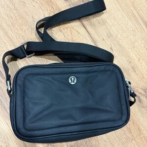 lululemon athletica Black Belt Bag Minimalist Design